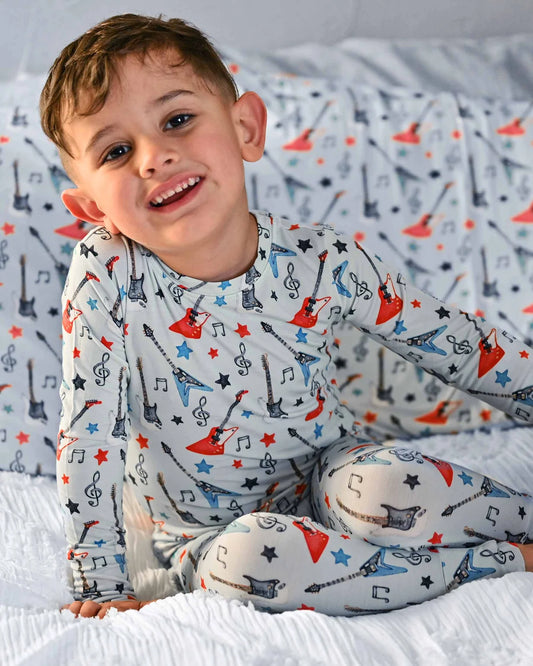 Toddler Lounge PJ Set - Axel Rockstar