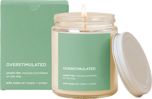 Overstimulated Life Jar Candle