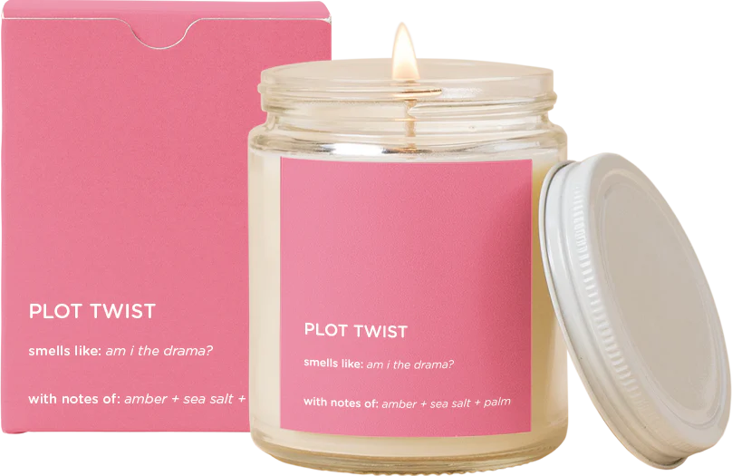 Plot Twist Life Jar Candle