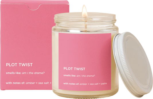 Plot Twist Life Jar Candle