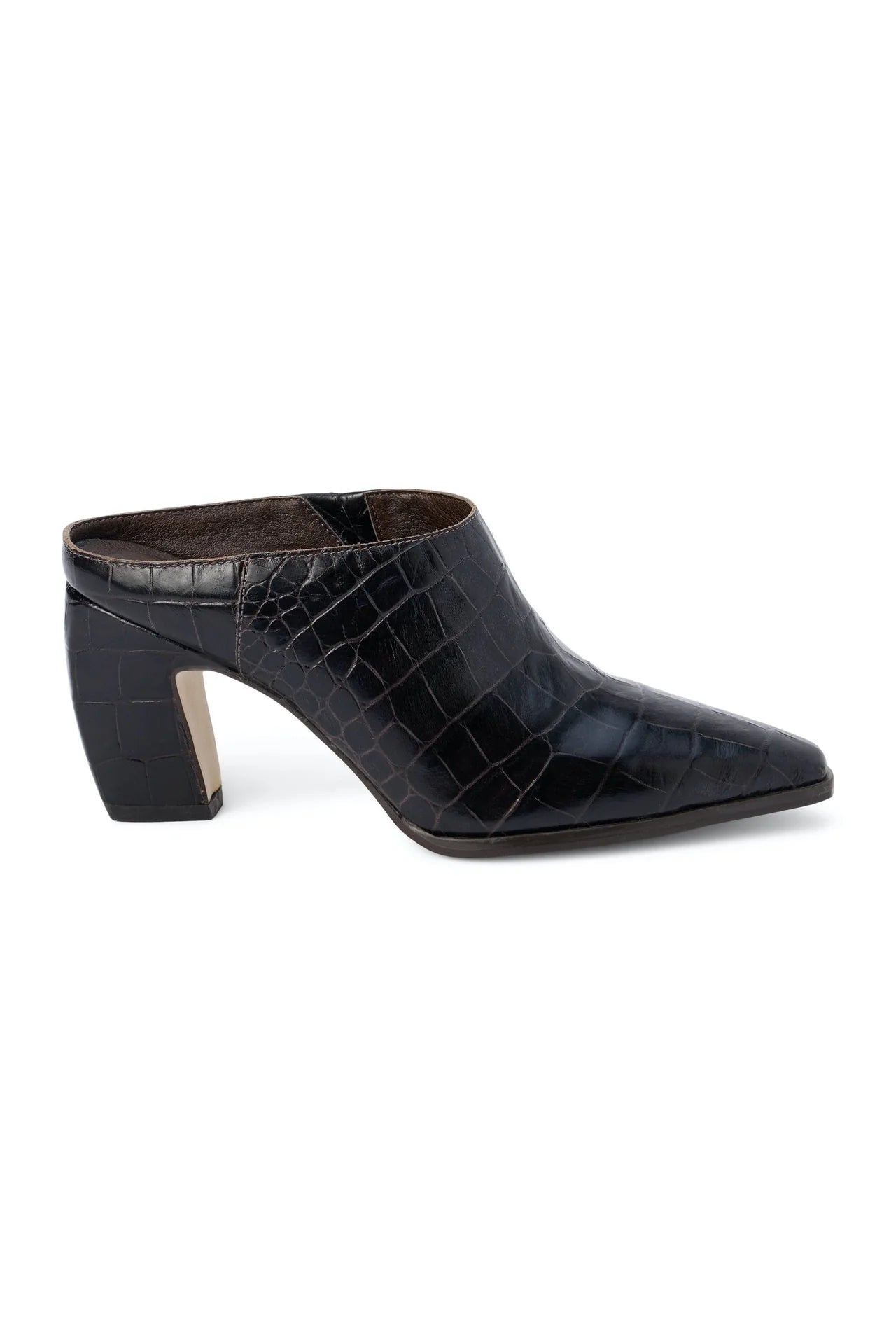 McCarthy Espresso Croc Mule