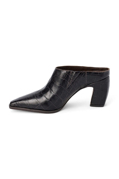 McCarthy Espresso Croc Mule