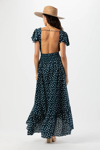 New Moon Maxi Dress, daisy sea