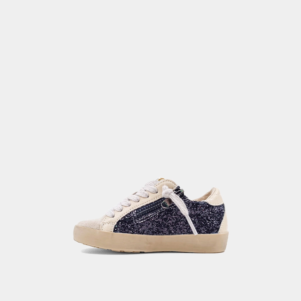 Paula Toddler Black Sparkle Sneaker