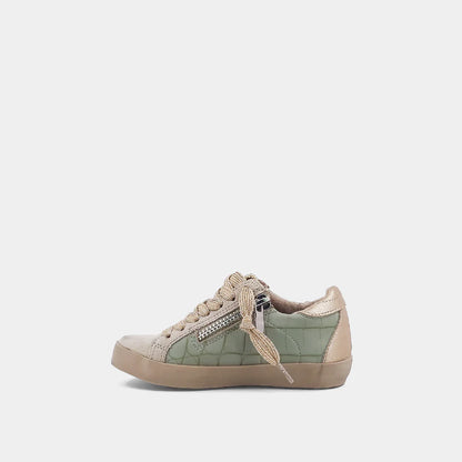Paula Toddler Sneakers - sage croc