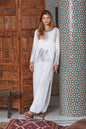 White Flowy Pant One Size
