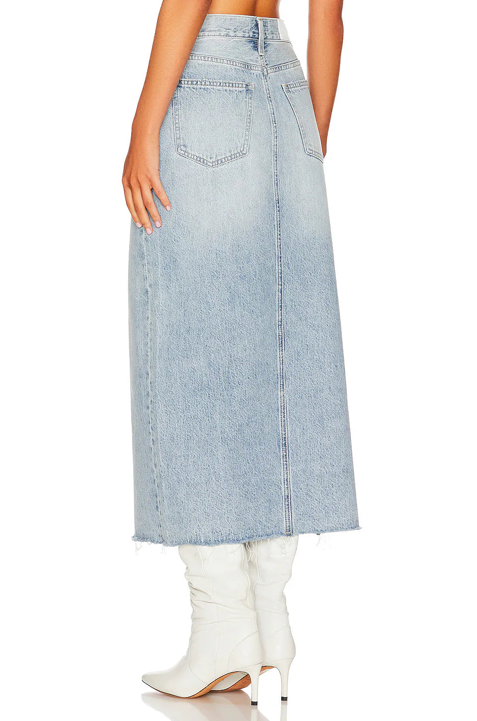 Alice Denim Midi Skirt, Brooklyn