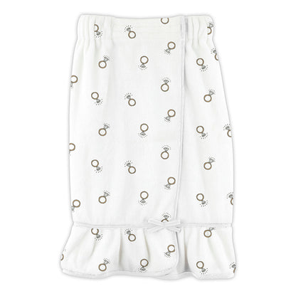 Spa Wrap - White Rings