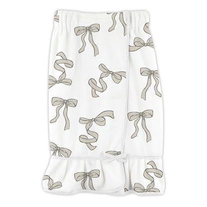 Spa Wrap - Flax Bows