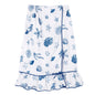 Spa Wrap - White + Ocean Blue Shells