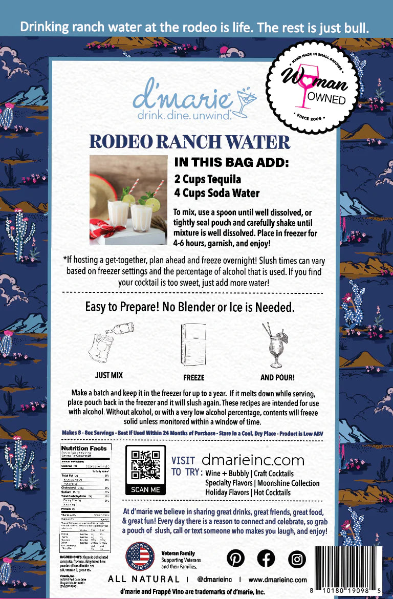 Rodeo Ranch Water Slushie Mix, 10oz