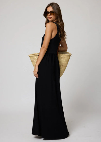 The Shep Tank Dress Black