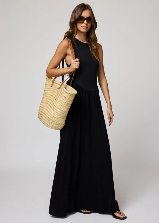 The Shep Tank Dress Black