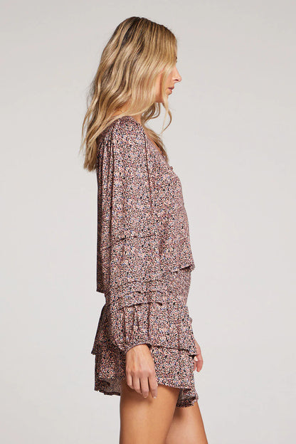 Paisley Top Multi Floral Garden