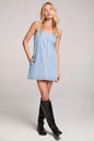 Jaxsyn Mini Denim Dress, Riptide