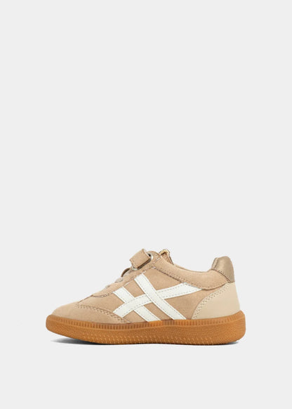 Sasha Mini (Kid's) Sneaker, Nude Suede