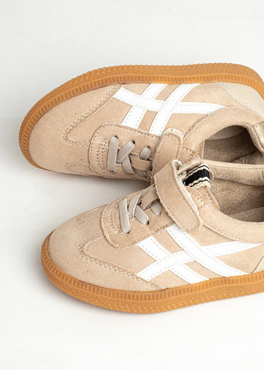 Sasha Mini (Kid's) Sneaker, Nude Suede