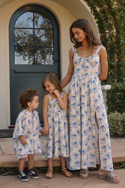 Girl's Valorie Dress - Ocean