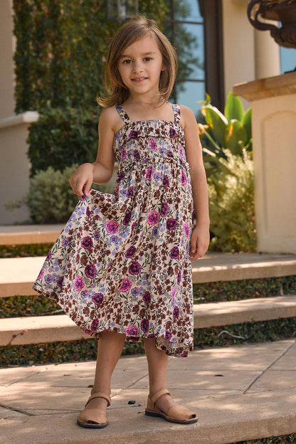 Girl's Valorie Midi Dress - Multi