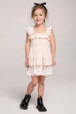 Girl's Norah Mini Dress, Ivory
