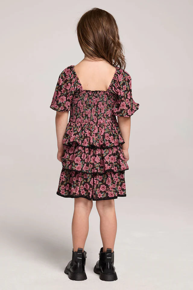 Girl's Daphne Mini Dress, Multi