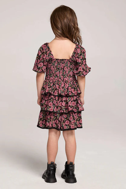 Girl's Daphne Mini Dress, Multi