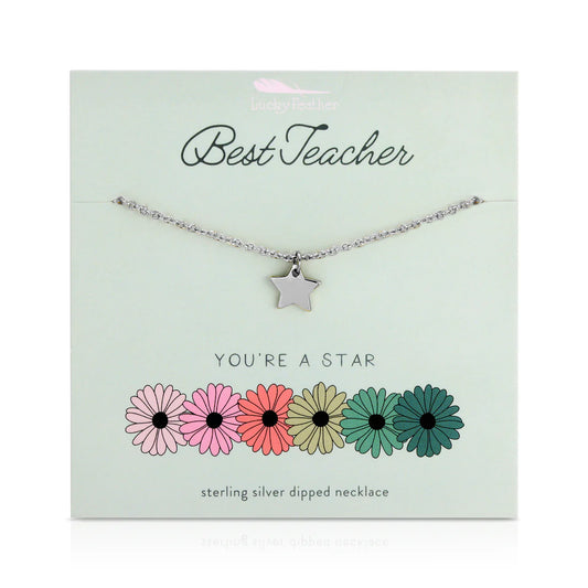 Teacher Necklace- Star