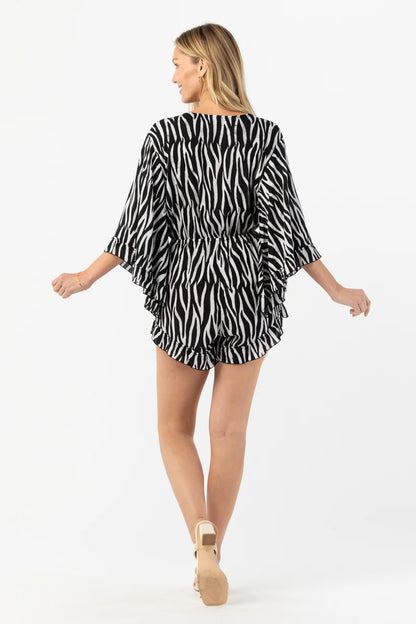 Stella Romper - zebra