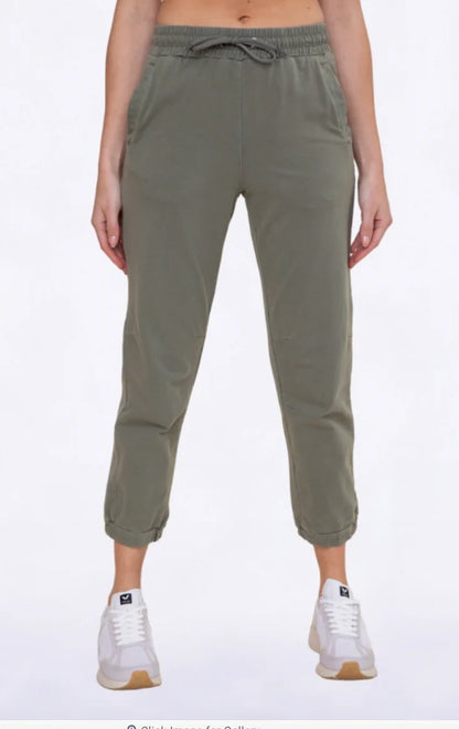 Swoop Twill Joggers, Army Green