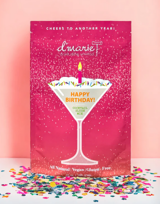 Slushie Drink Mix Happy Birthday