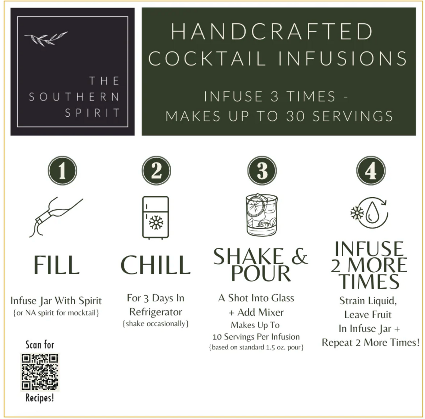 The Southern Spirit Cocktail Infusion- Mango Habanero