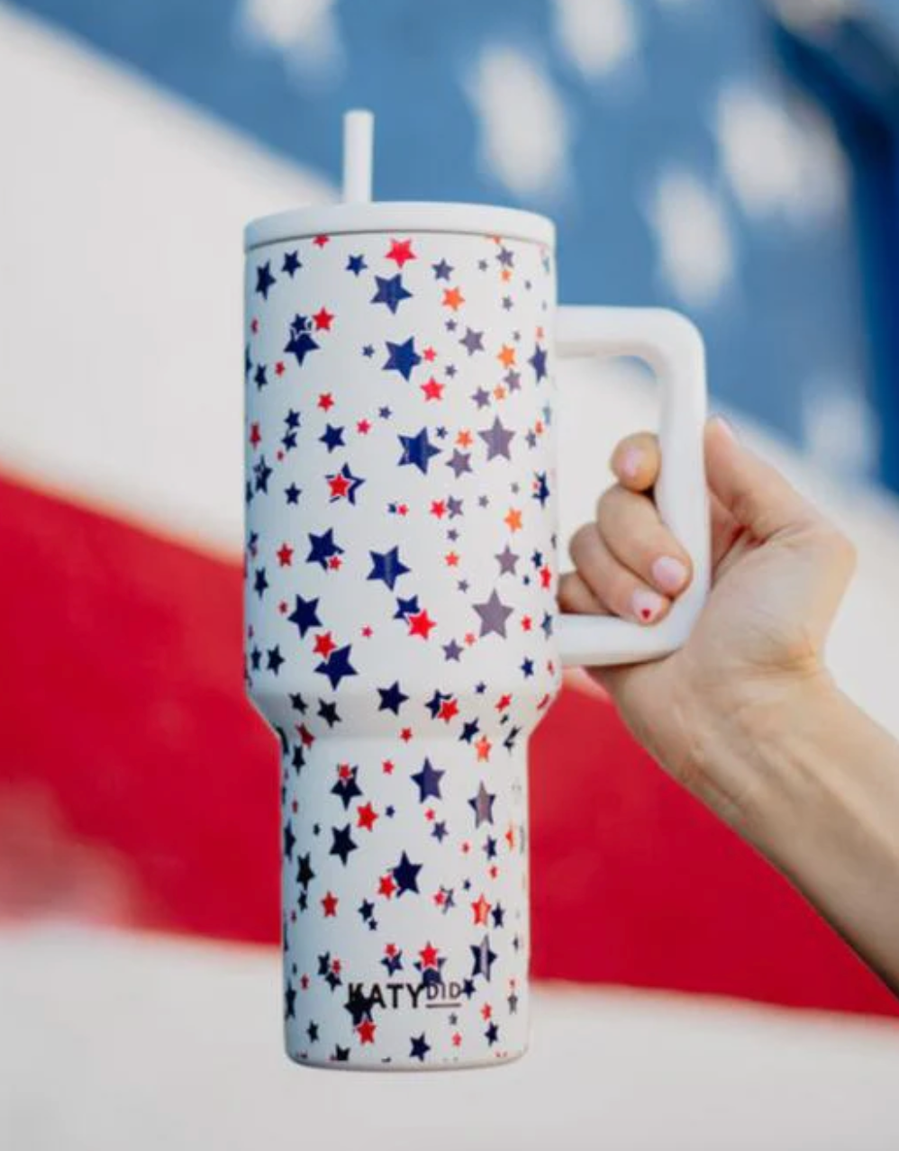Red, White & Blue Star Tumbler