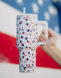 Red, White & Blue Star Tumbler
