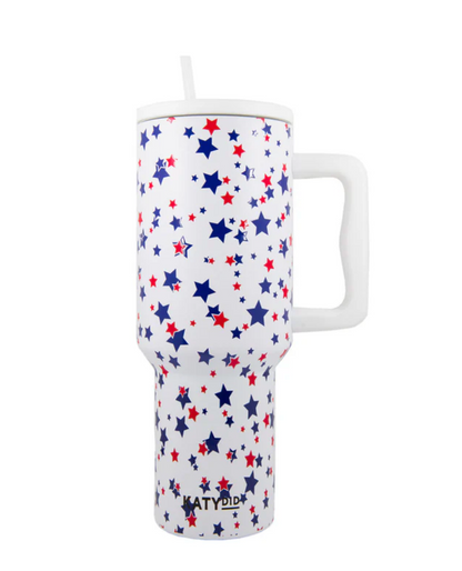 Red, White & Blue Star Tumbler