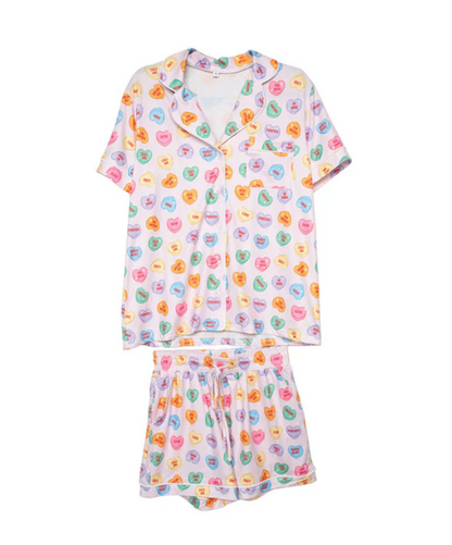 Candy Hearts PJ Set