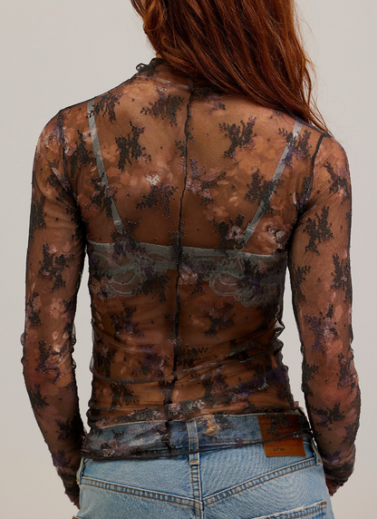 Lady Lux Layering Top- Night Sky Combo