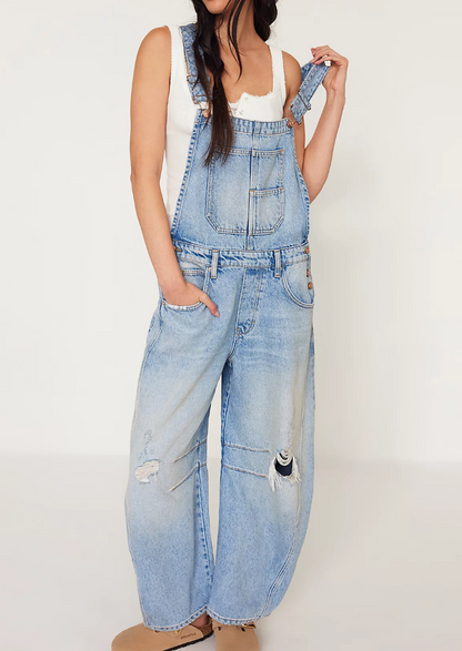 Good Luck Barrel Overalls