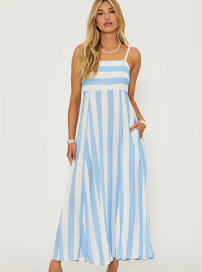 Rianne Dress - Iris Stripe