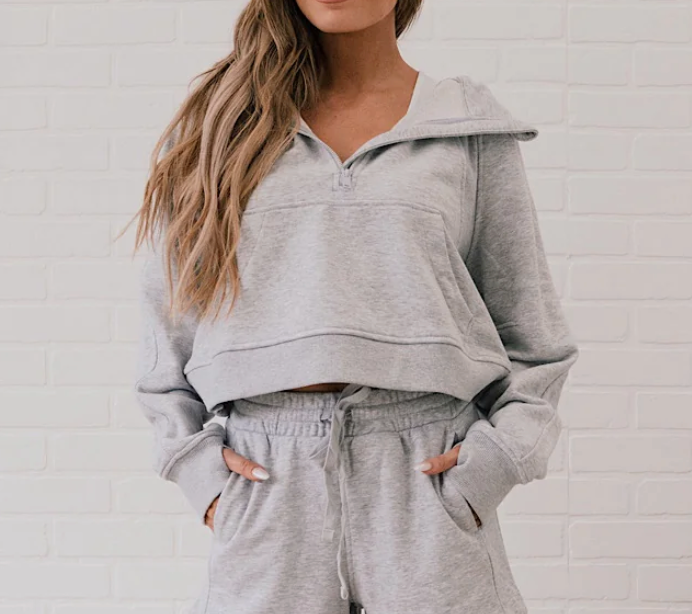 Cropped Hoodie Jacket