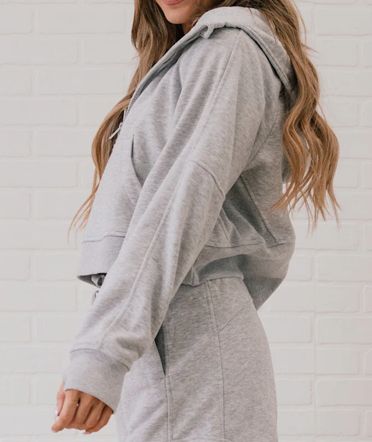 Cropped Hoodie Jacket