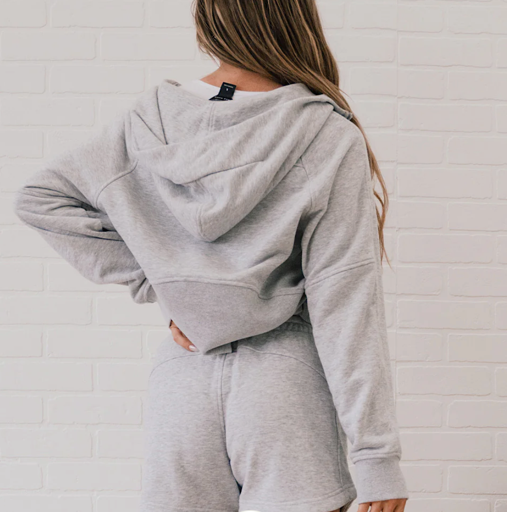 Cropped Hoodie Jacket