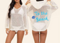 Take Me To The Beach Intarsia Sweater Hoodie