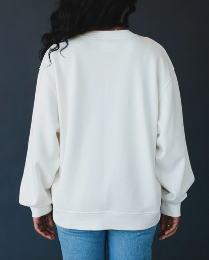White Apres Ski Club Sweatshirt