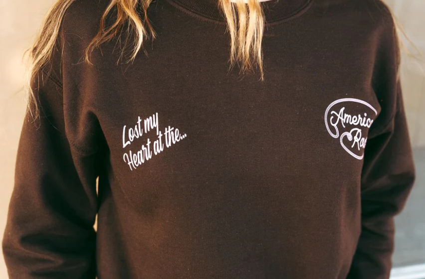 American Rodeo Brown Sweatshirt