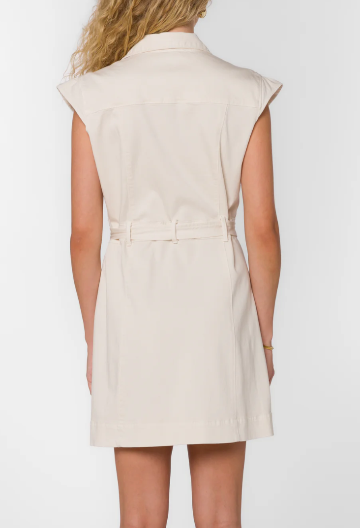 Bylee Cap Sleeve Dress Natural