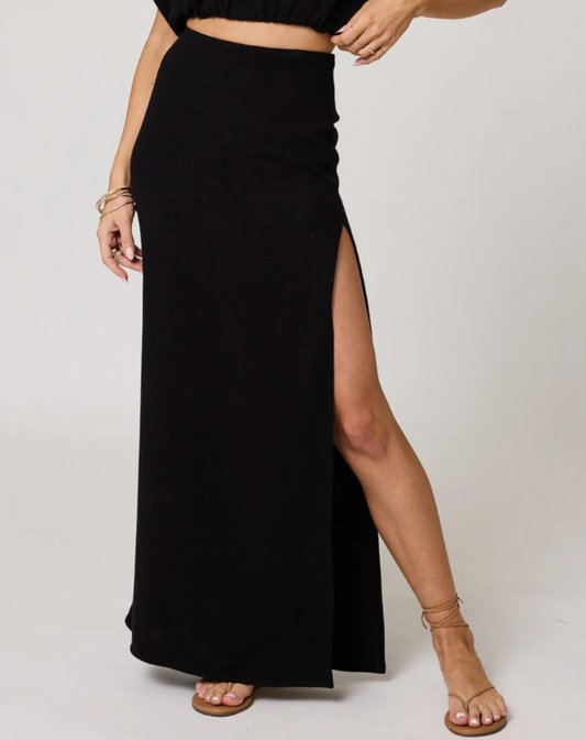 Mia Maxi Skirt Black