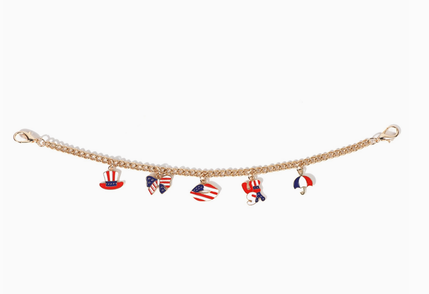 USA Bow, Lips Trucker Hat Chain