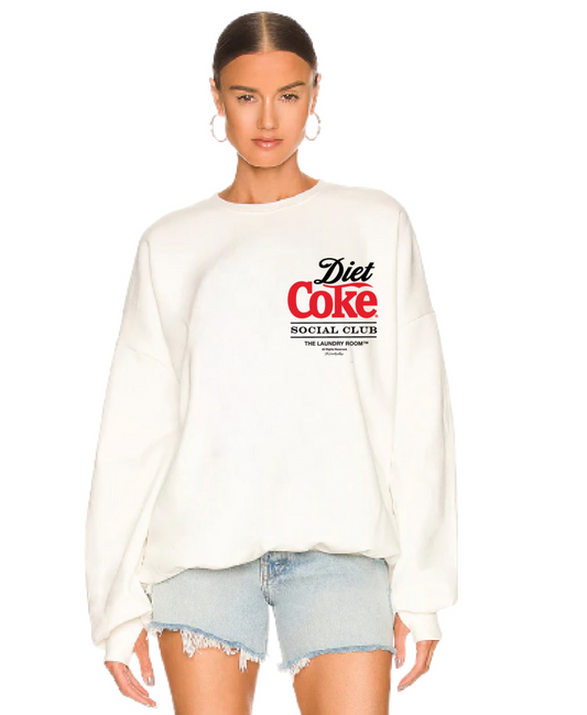 Diet Coke Social Club - Jump Jumper - White