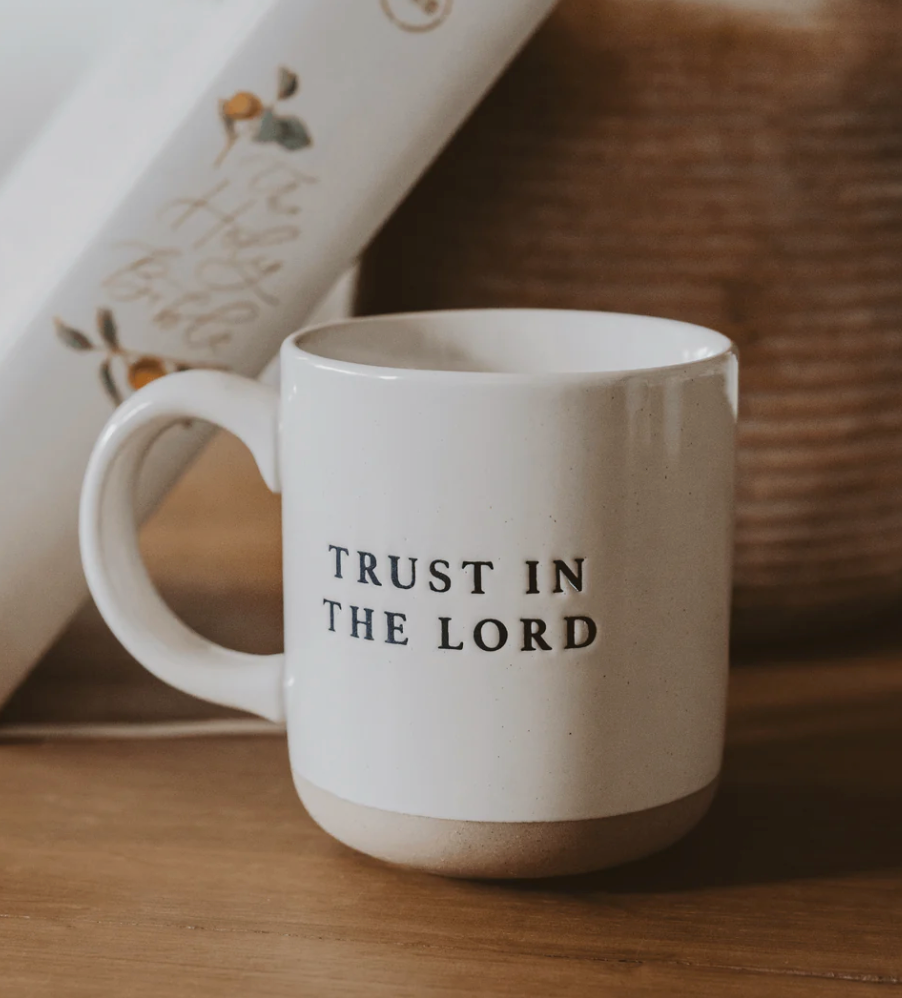 Trust In The Lord Stoneware Mug