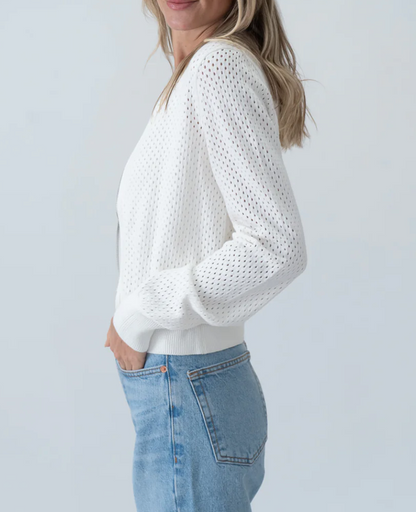 Laurel Crochet Zip-Up